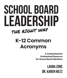 K-12 Common Acronyms