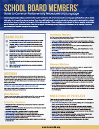 Common Parliamentary Procedures and Language Guide